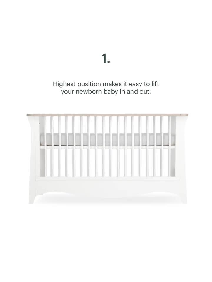 Image thumbnail 6 of 6 of CuddleCo Clara Luxe 3 Piece Furniture Set - White & Ash