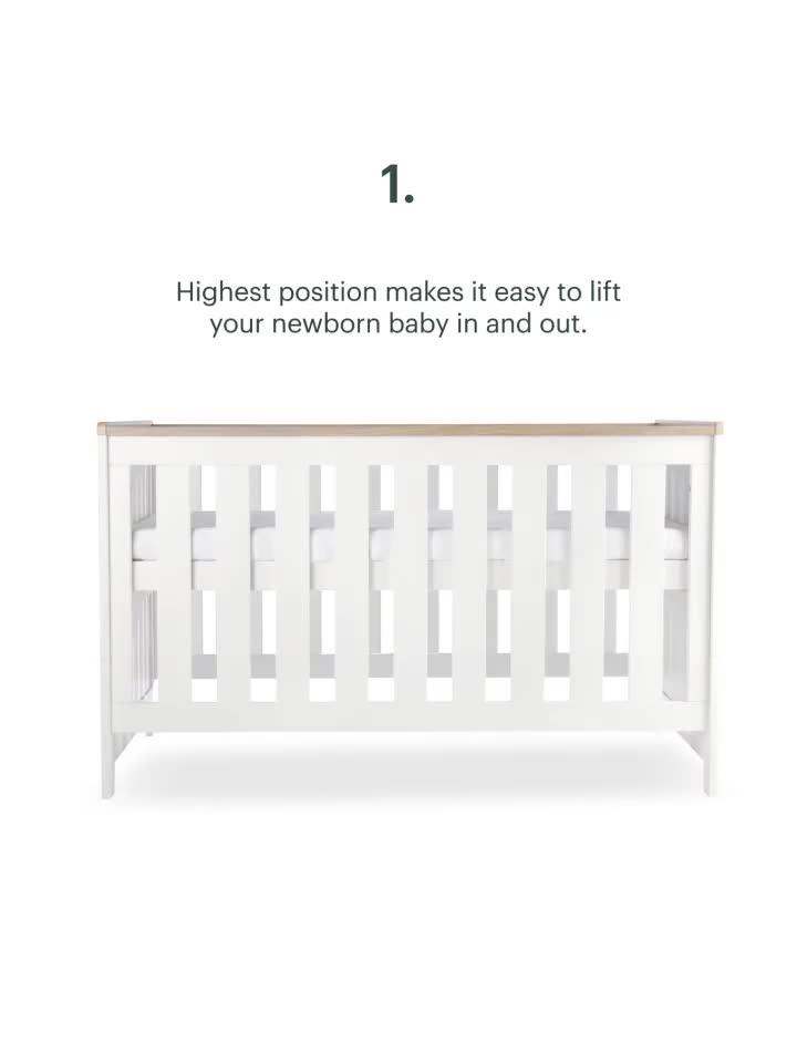 Image thumbnail 8 of 8 of CuddleCo Burford 2 Piece Furniture Set - White &amp; Oak