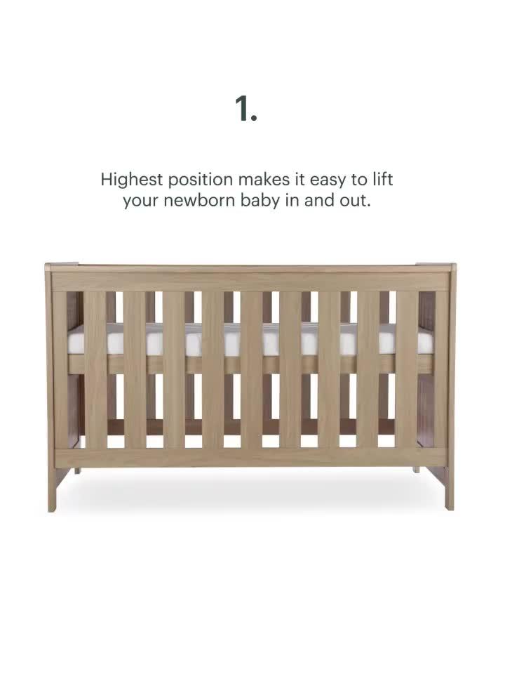 Image thumbnail 8 of 8 of CuddleCo Burford 3 Piece Furniture Set - Oak