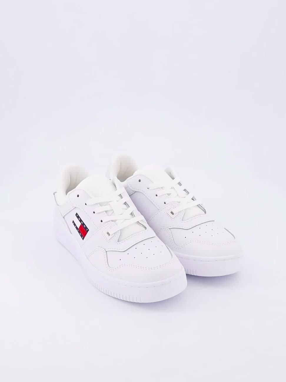Image thumbnail 7 of 7 of Tommy Jeans Retro Basket Essential Trainers - White