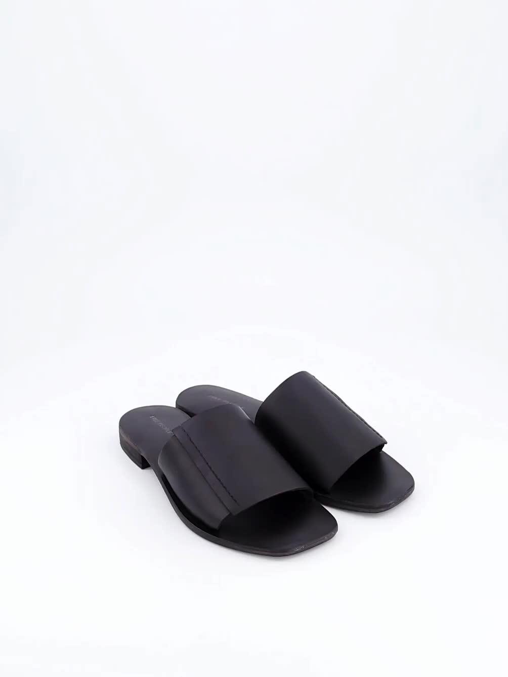 Image thumbnail 7 of 7 of FREE PEOPLE Verona Slide Sandals - Black