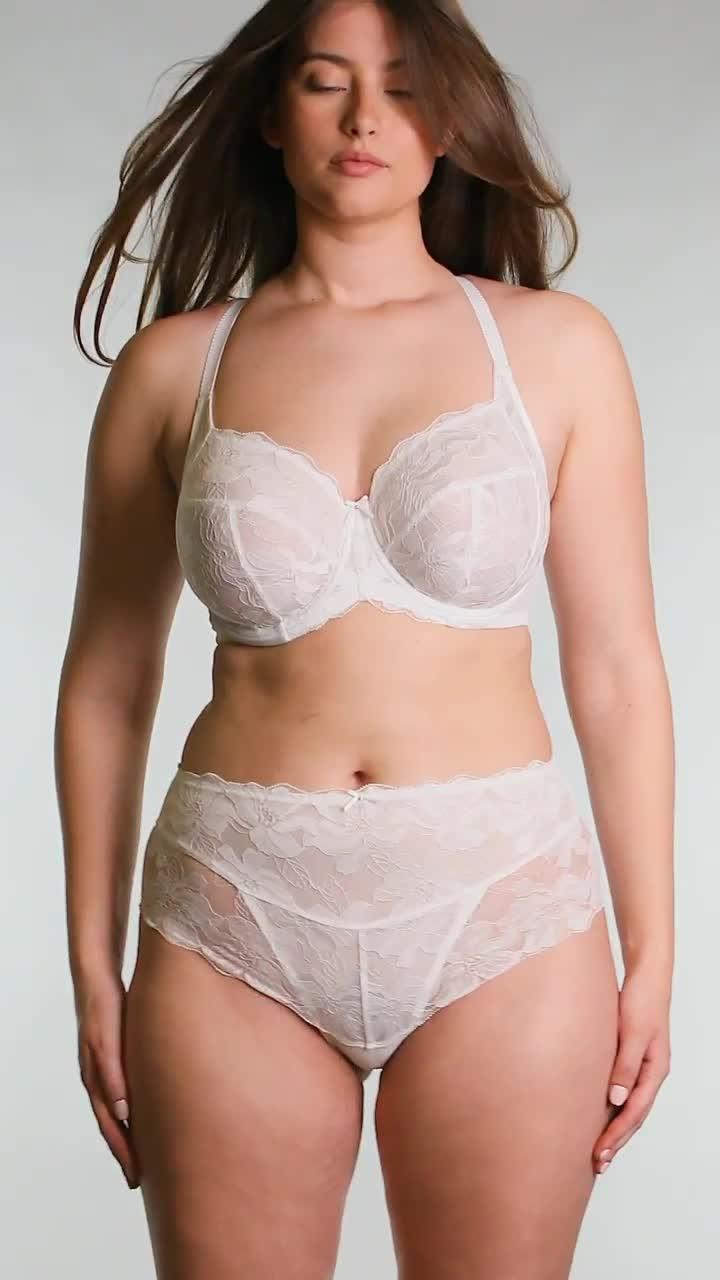 Image thumbnail 6 of 6 of Panache Evangeline White Deep Brief - White