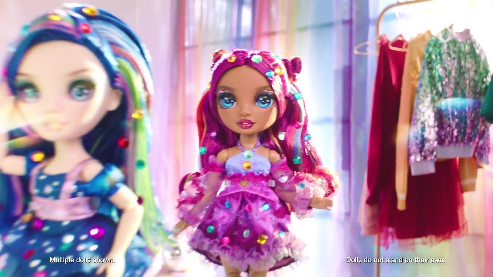 Image thumbnail 8 of 8 of Rainbow High Be Dazzling Fashion Dolls- Blue