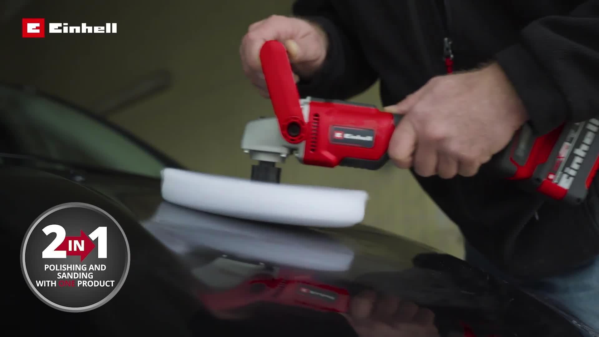 Image thumbnail 8 of 8 of Einhell PXC 18V Brushless Handheld Polishing/Sanding Machine, Body Only