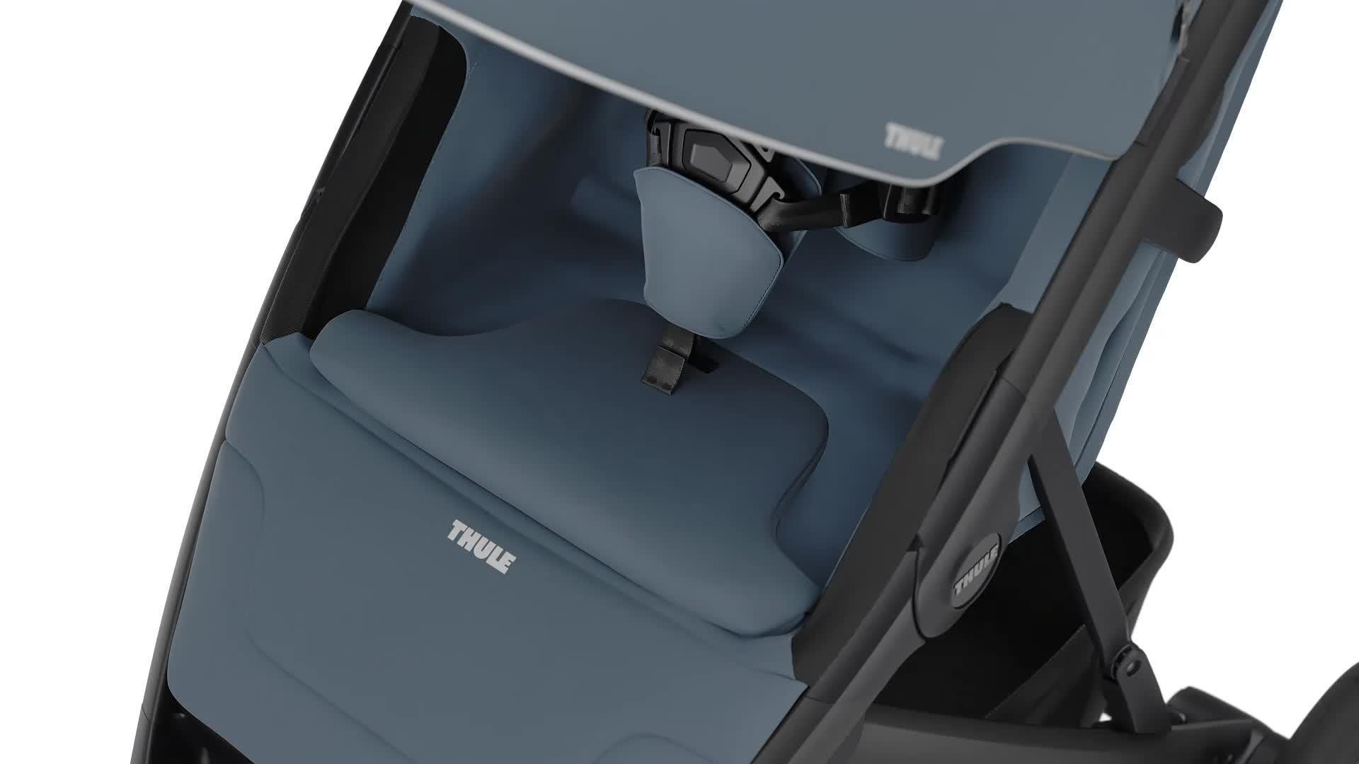Image thumbnail 4 of 4 of THULE Spring 2 Stroller - Dark Slate