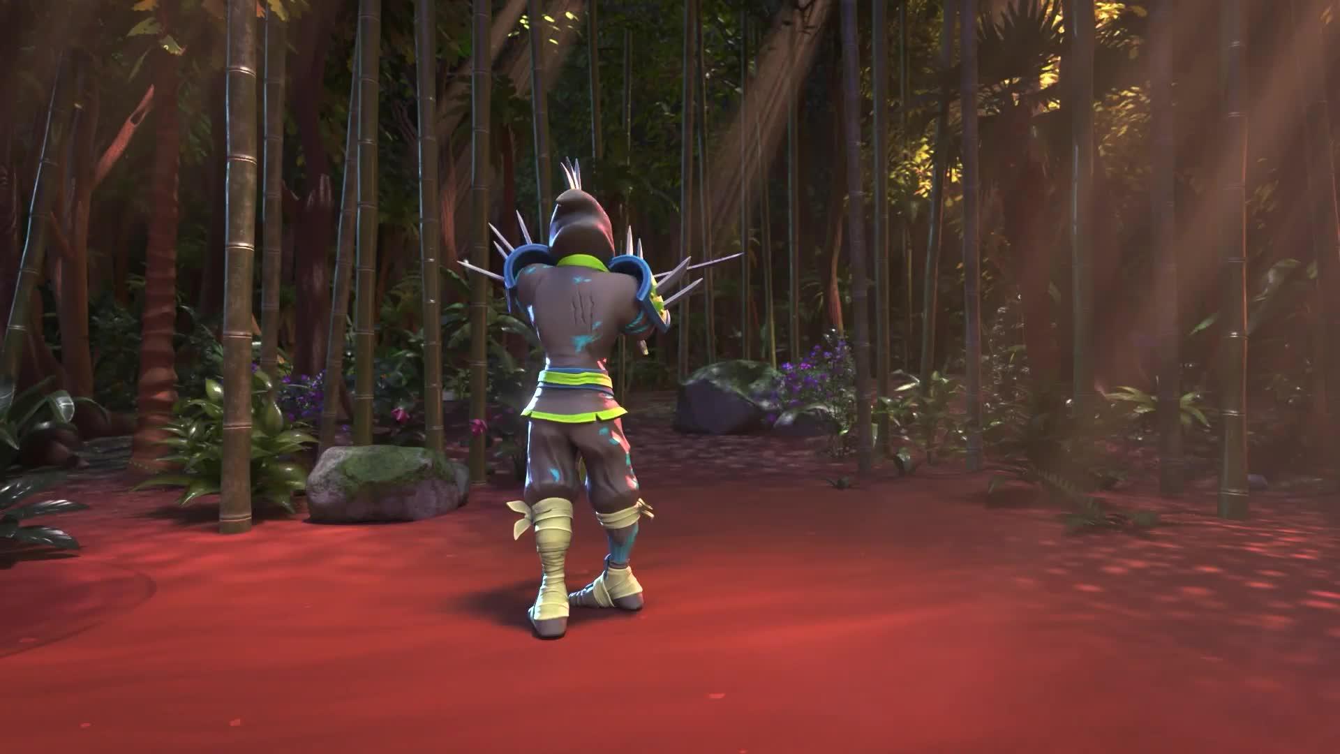 Image thumbnail 8 of 8 of Ninjombie Action Figure - Sword Lord, Ninja Zombie with Slime