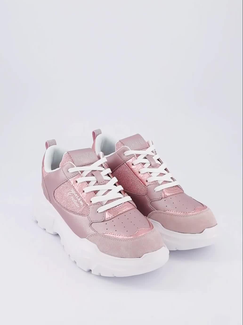 Image thumbnail 7 of 7 of Versace Jeans Couture Glitter Chunky Trainer - Pink