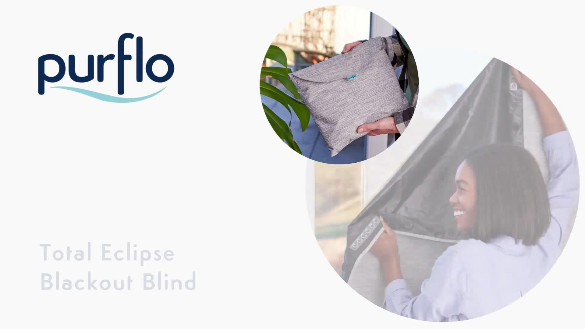 Image thumbnail 4 of 4 of PurFlo Total Eclipse Portable Blackout Blind