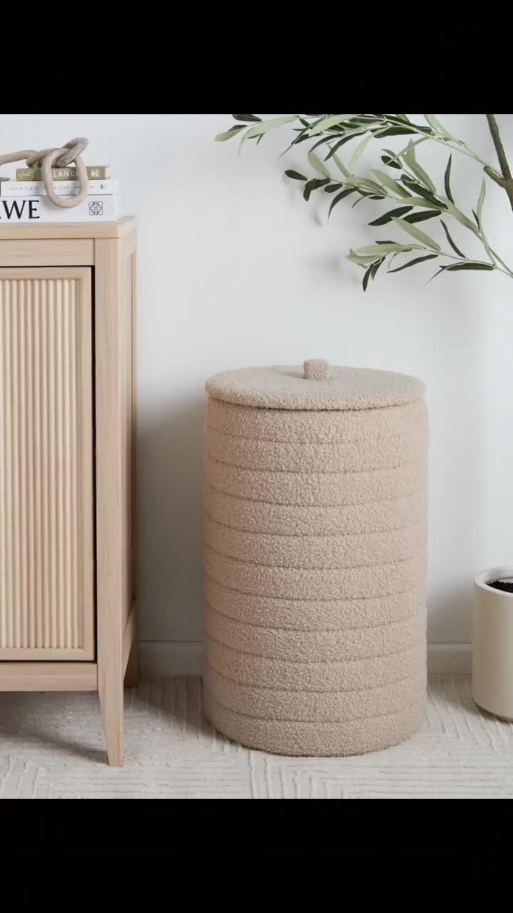 Image thumbnail 8 of 8 of The Very Collection Ribbed Laundry Hamper