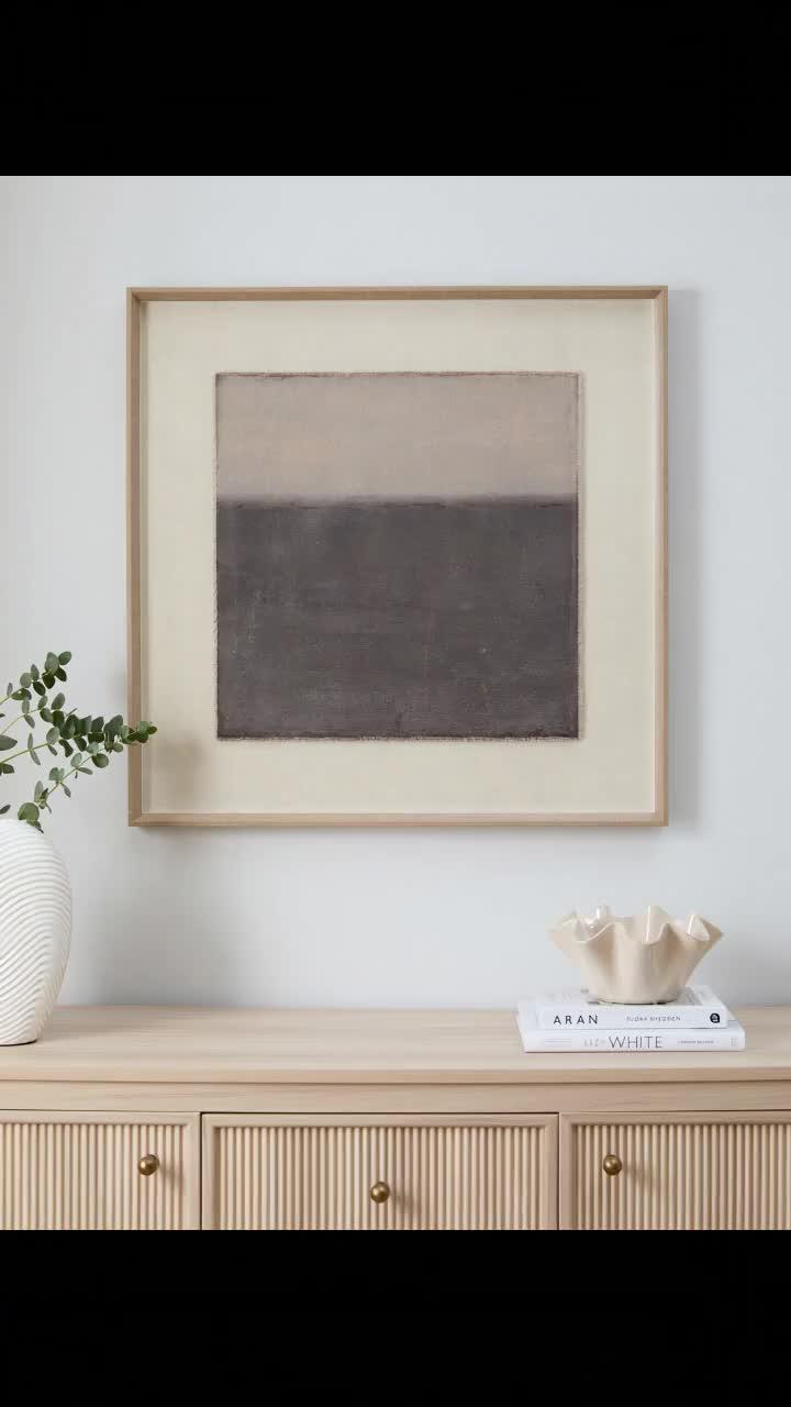 Image thumbnail 7 of 7 of The Very Collection Framed Brown Canvas 80cm - FSC&reg; Certified