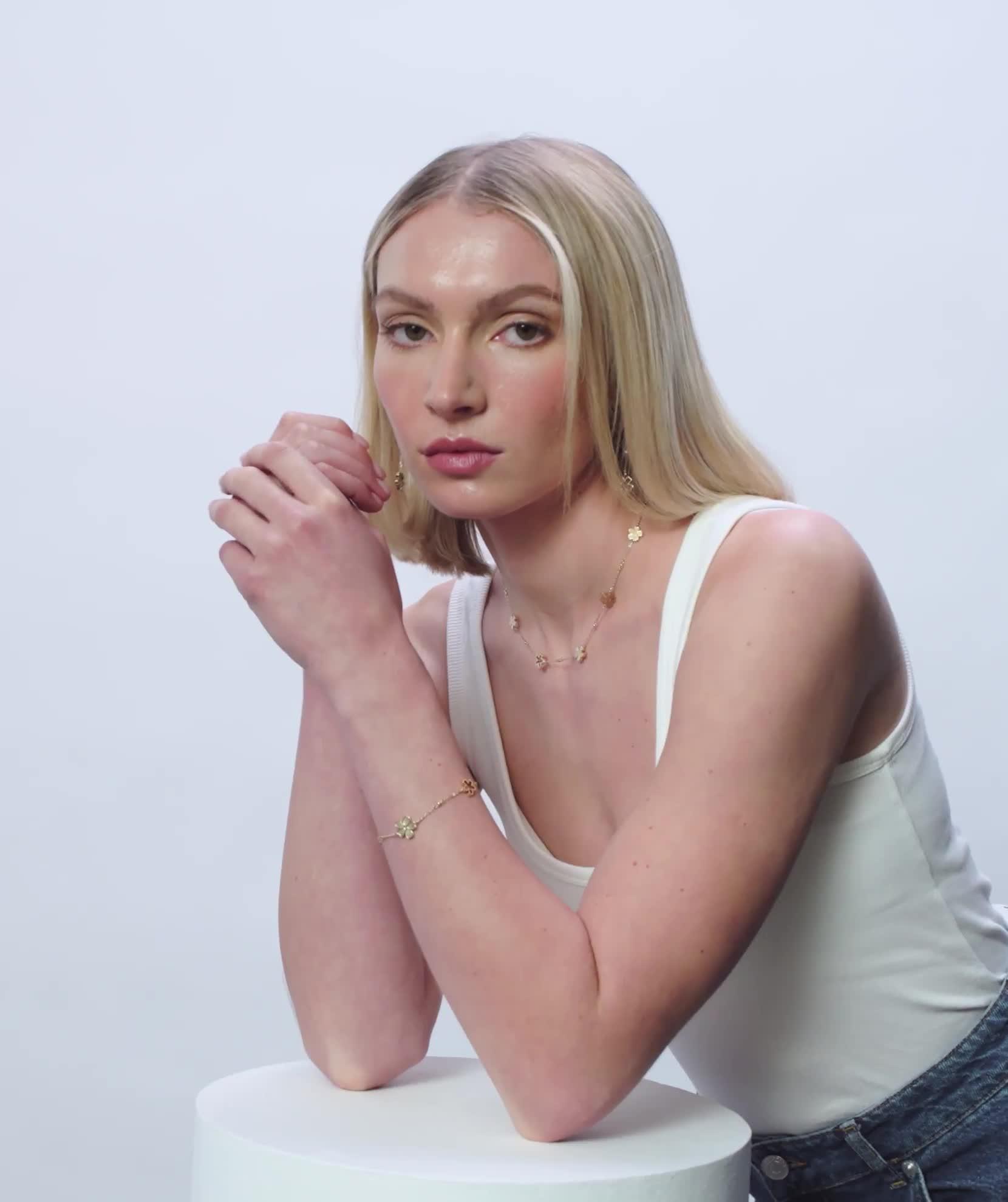 Image thumbnail 7 of 7 of Olivia Burton Gold IP Forget Me Not Necklace