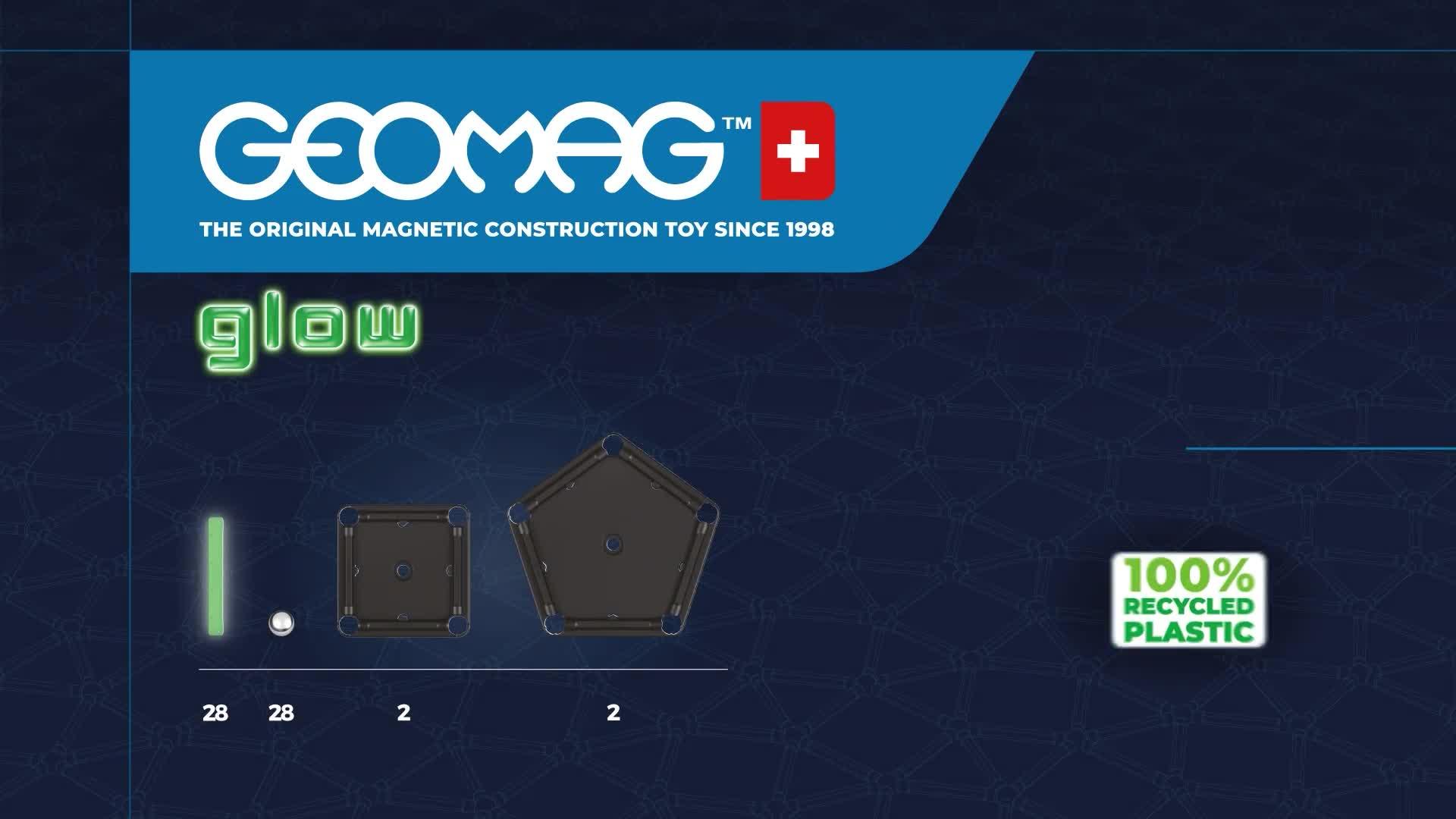 Image thumbnail 8 of 8 of Geomag Glow&nbsp;60 pcs