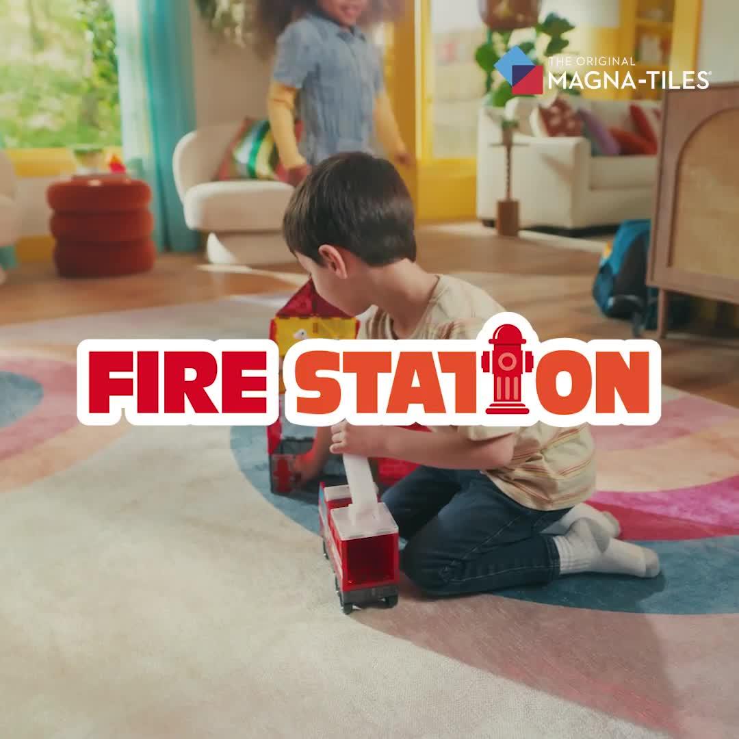 Image thumbnail 8 of 8 of Magna-Tiles Fire Station