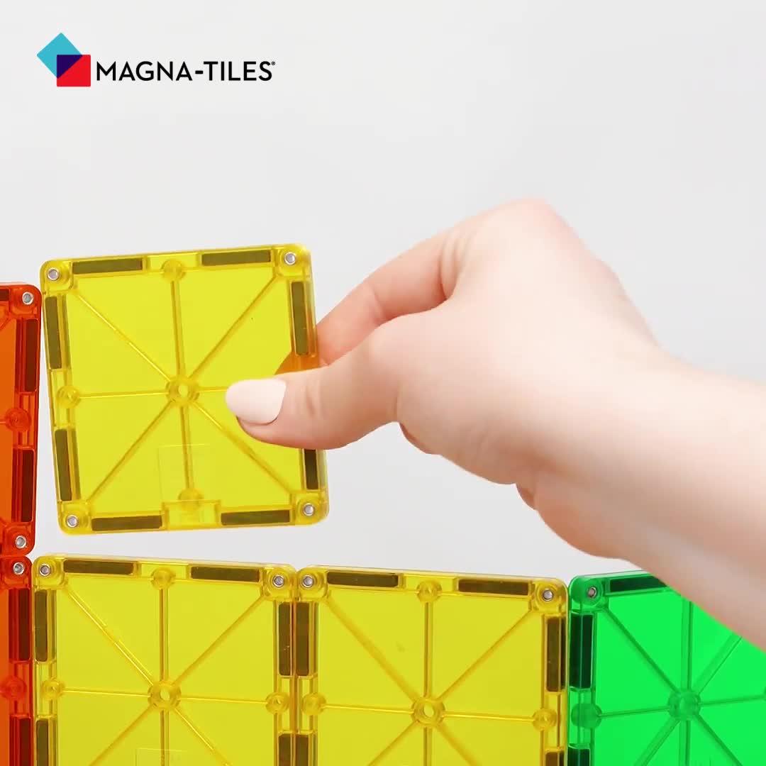Image thumbnail 8 of 8 of Magna-Tiles Clear Colors 100 Piece Set