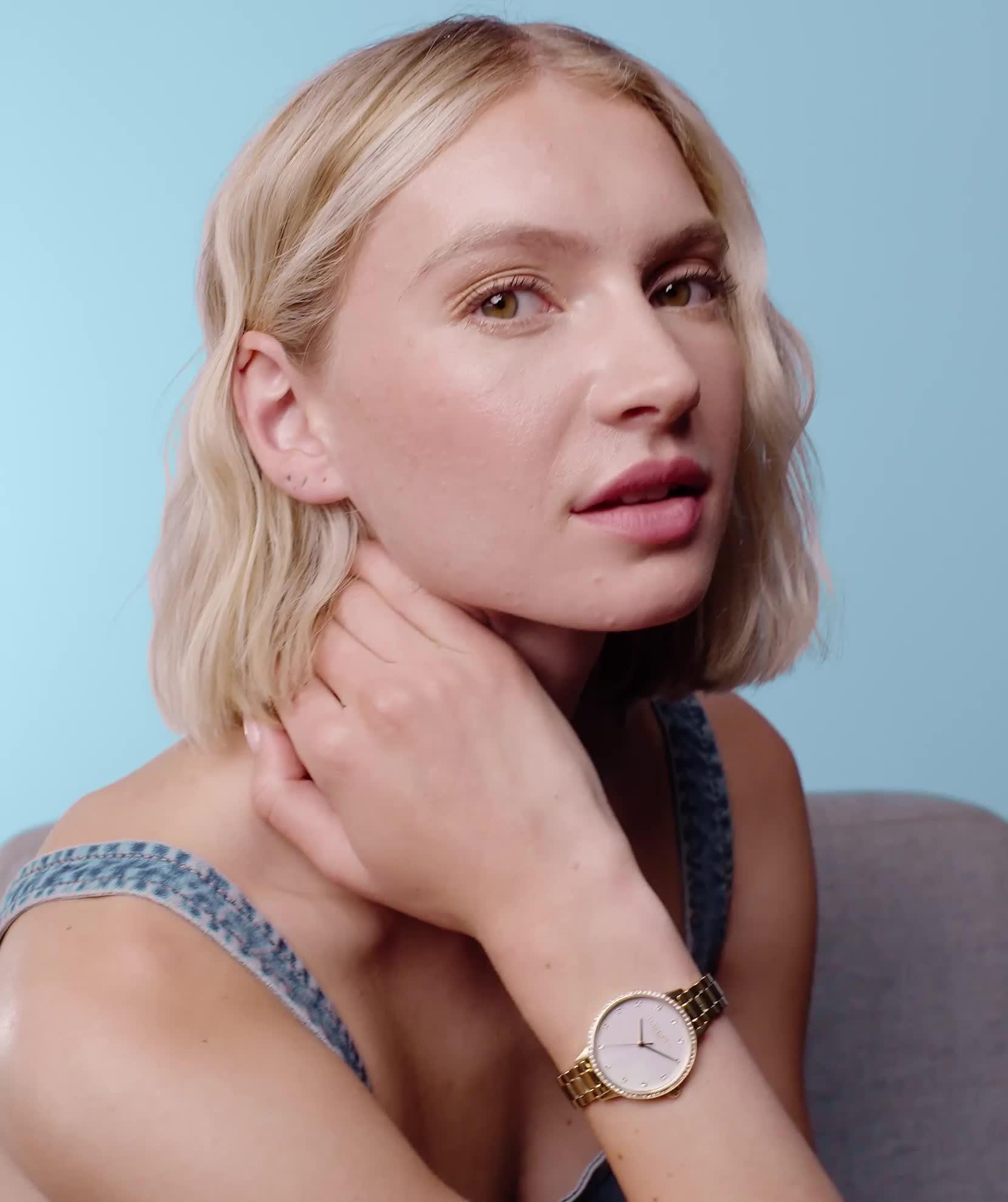 Image thumbnail 8 of 8 of Olivia Burton 34mm Capitivate Gold IP Watch