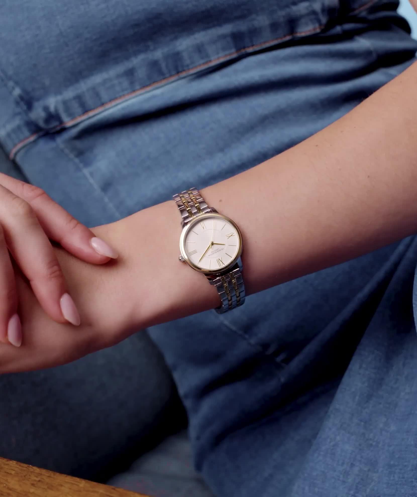 Image thumbnail 8 of 8 of Olivia Burton 30mm Westbourne Stainless Steel &amp; Gold IP Watch