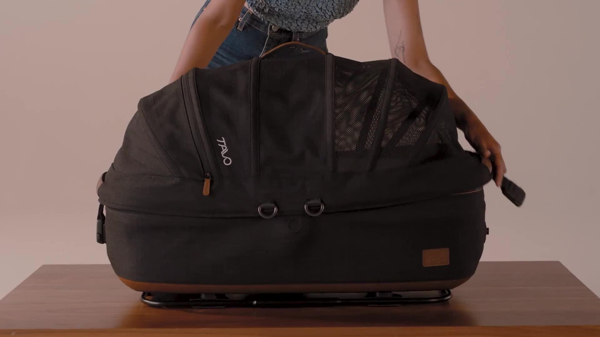 Image thumbnail 8 of 8 of Tavo Maeve Medium Rigid Pet Car Seat &amp; Vehicle Base Onyx