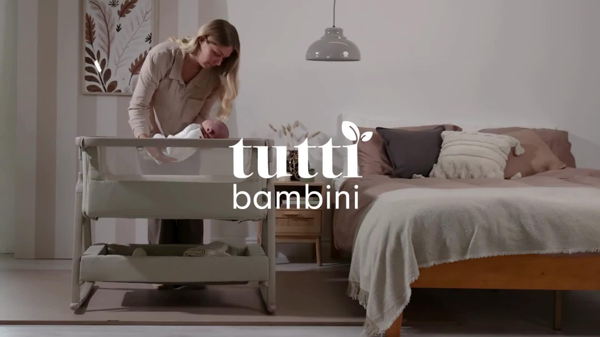 Image thumbnail 8 of 8 of Tutti Bambini Cozee Air 2 Bedside Crib - Toasted Oak / Sand