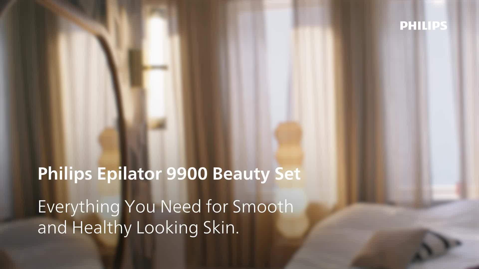 Image thumbnail 8 of 8 of Philips Beauty Set Series 9900, All-In-One for Body and Face with Epilator and SkinLED, BRE738/00