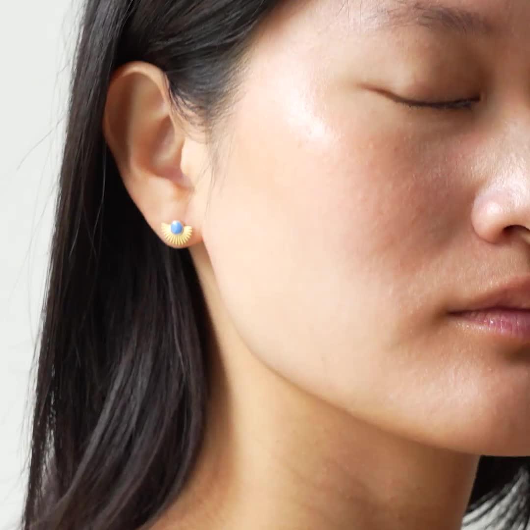 Image thumbnail 3 of 3 of ENAMEL Copenhagen Studs, Soliel