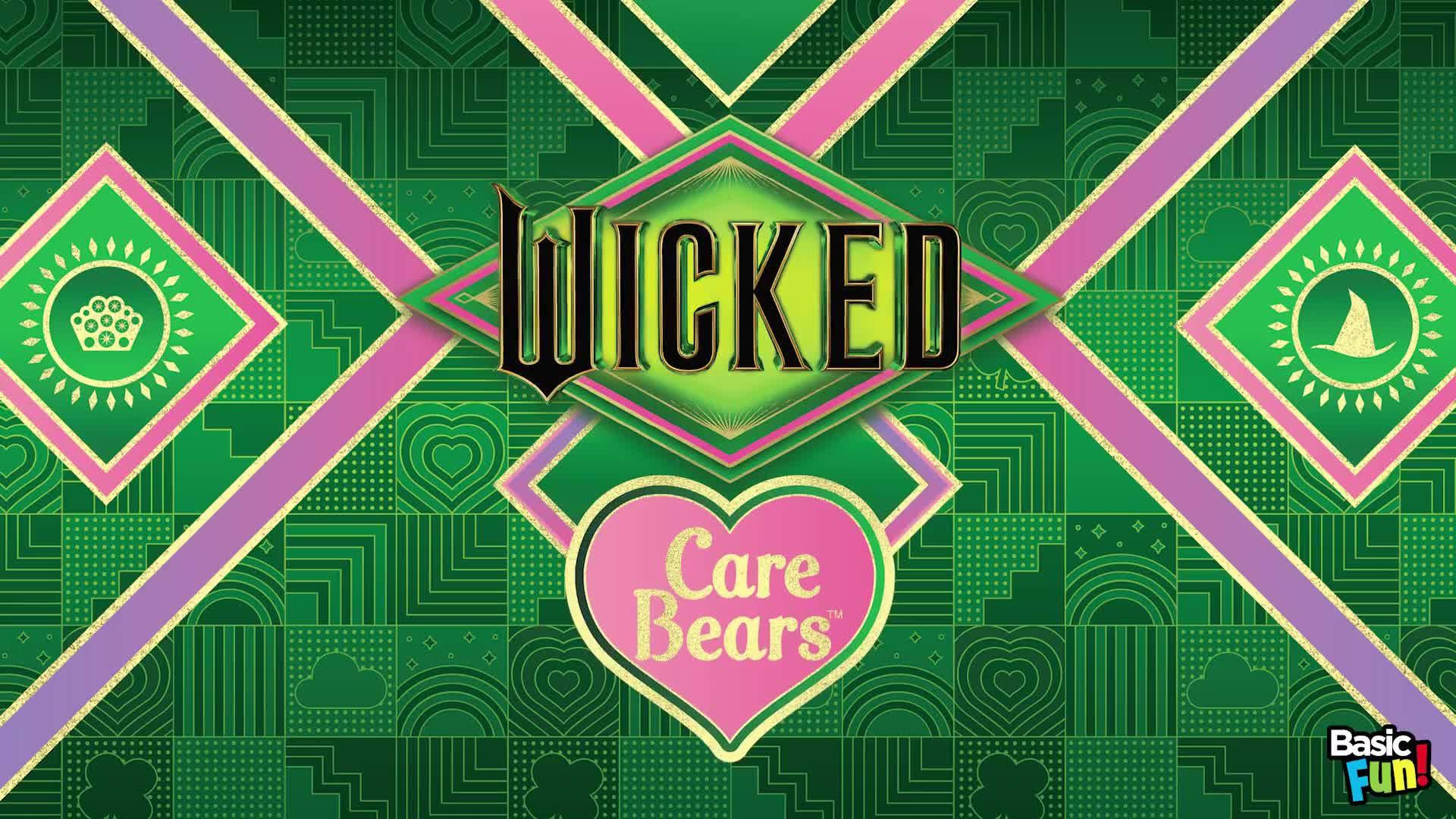 Image thumbnail 8 of 8 of Care Bears 30cm Plush -  x Wicked - Champ Bear as Chistery (Acetate Box)