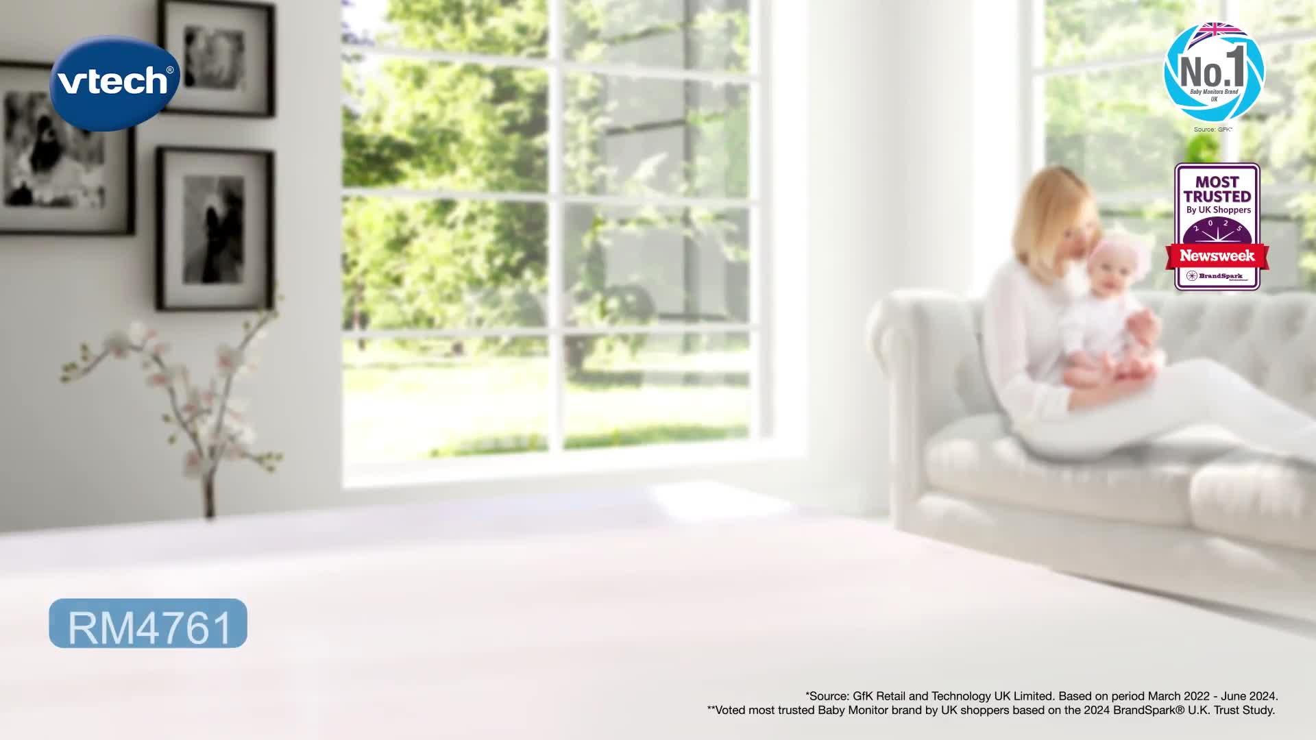 Image thumbnail 8 of 8 of VTech 3.5" Smart Pan & Tilt Monitor