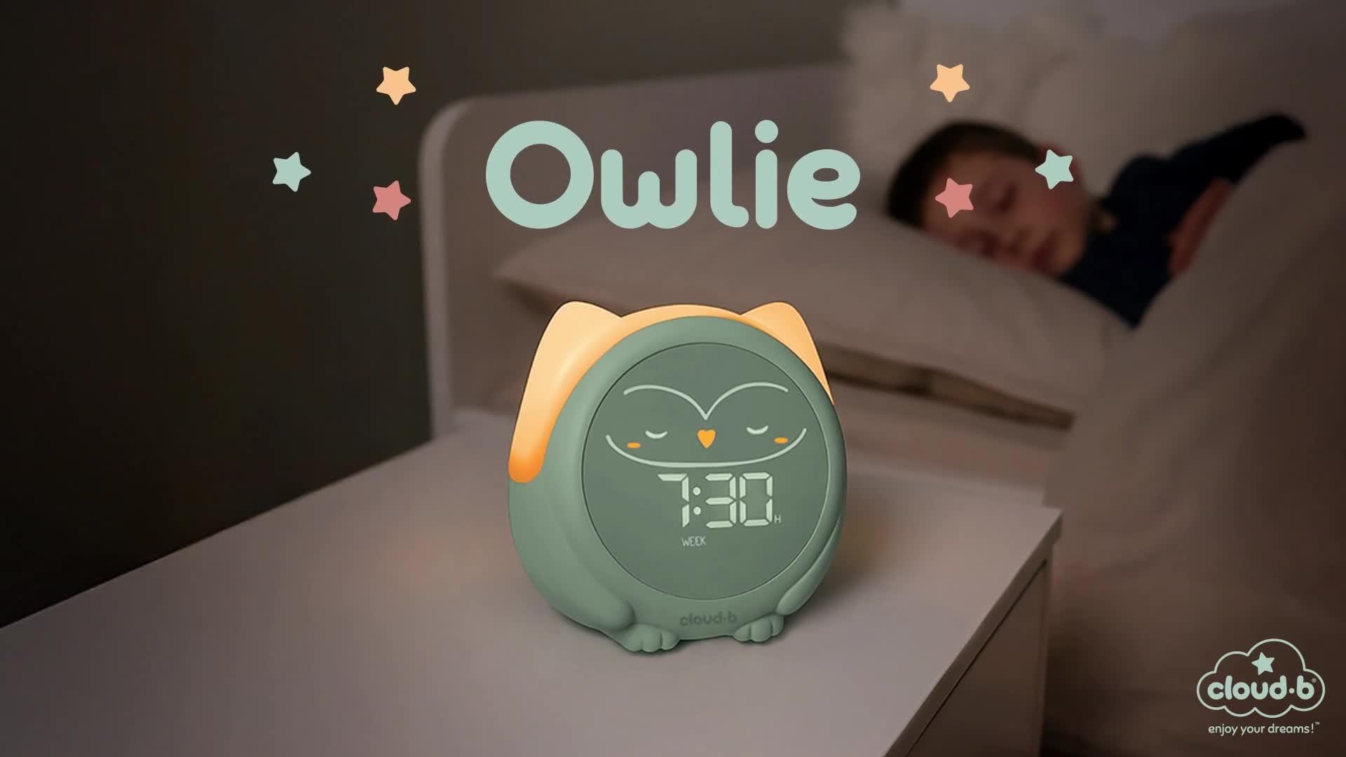 Image thumbnail 7 of 7 of cloud.b Owlie Sleep Trainer - Green