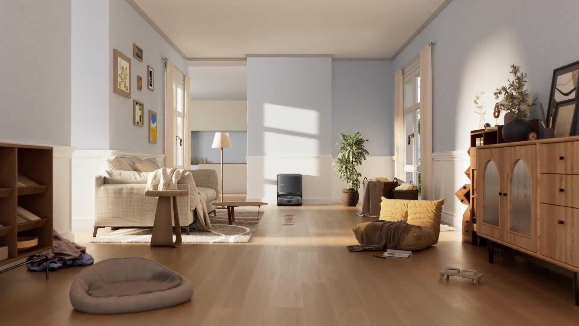 Image thumbnail 8 of 8 of Eufy Omni C28A Robot Vacuum &amp; Mop with All-in-One Station with Accessory Kit