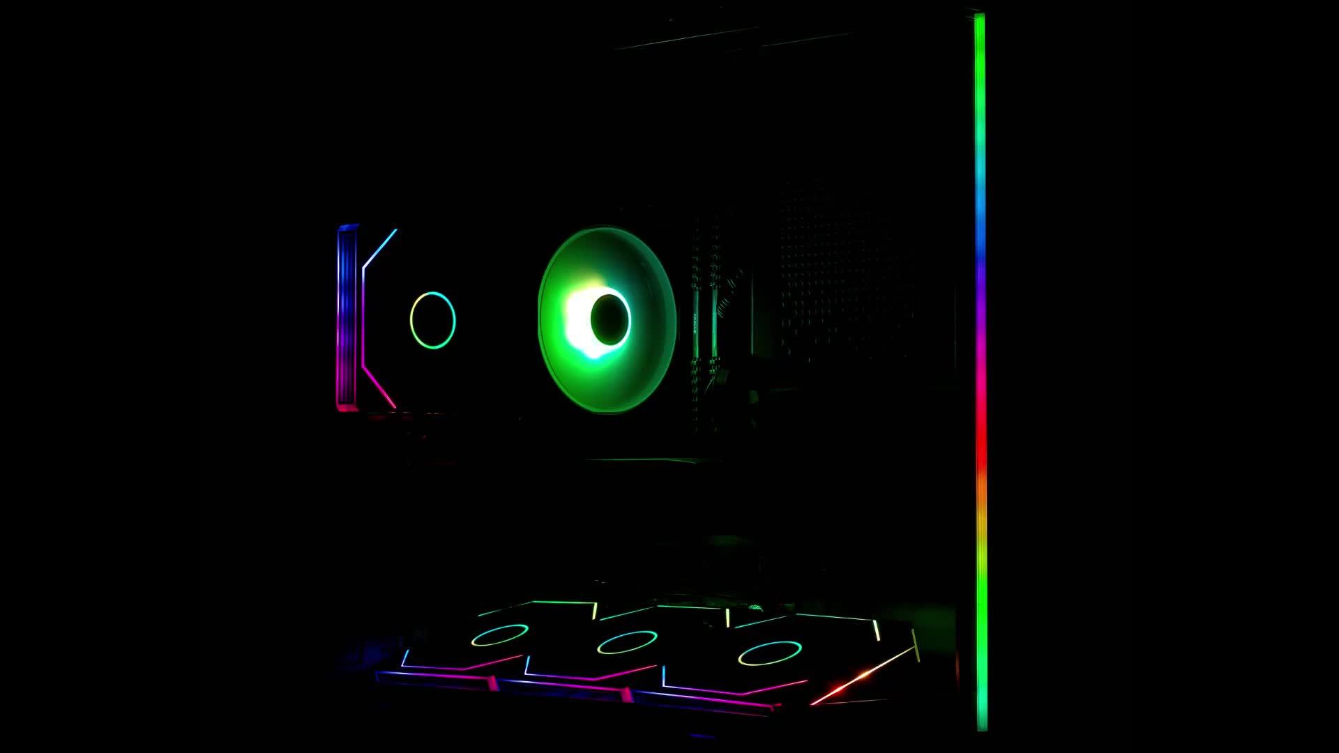 Image thumbnail 6 of 6 of Stormforce Obsidian AMD Ryzen 7, 32GB RAM, 1TB SSD, GeForce RTX 5070, Gaming Desktop