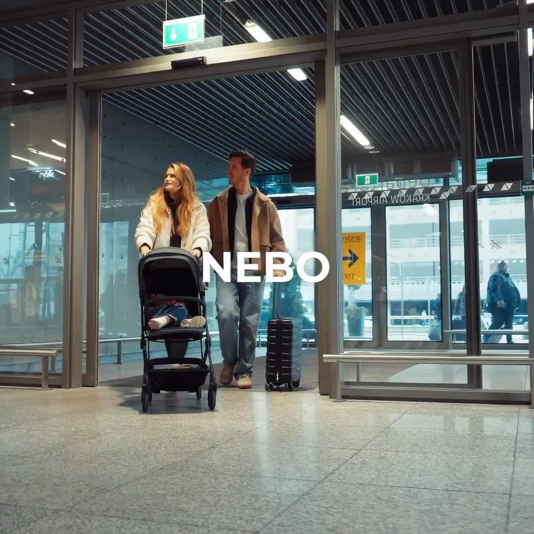 Image thumbnail 8 of 8 of Kinderkraft Nebo cabin approved Pushchair - Black