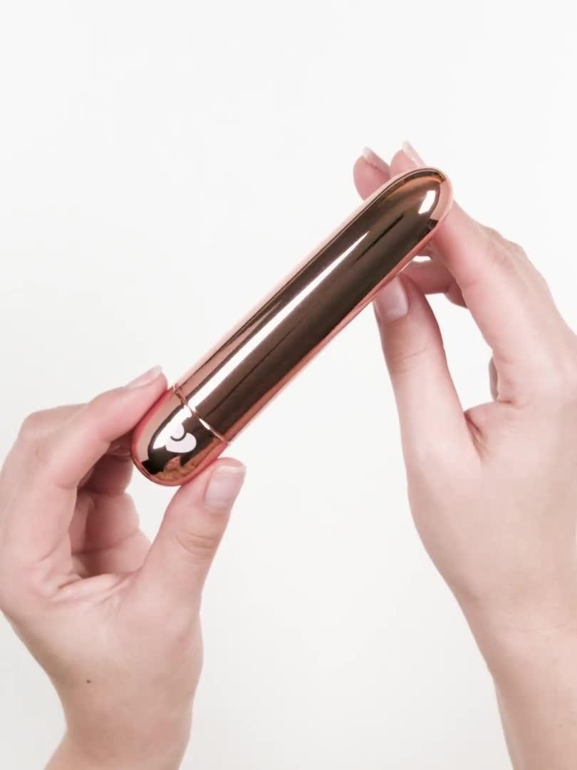 Image thumbnail 5 of 5 of Lovehoney Glow 10 Function Mini Classic Vibrator Rose Gold