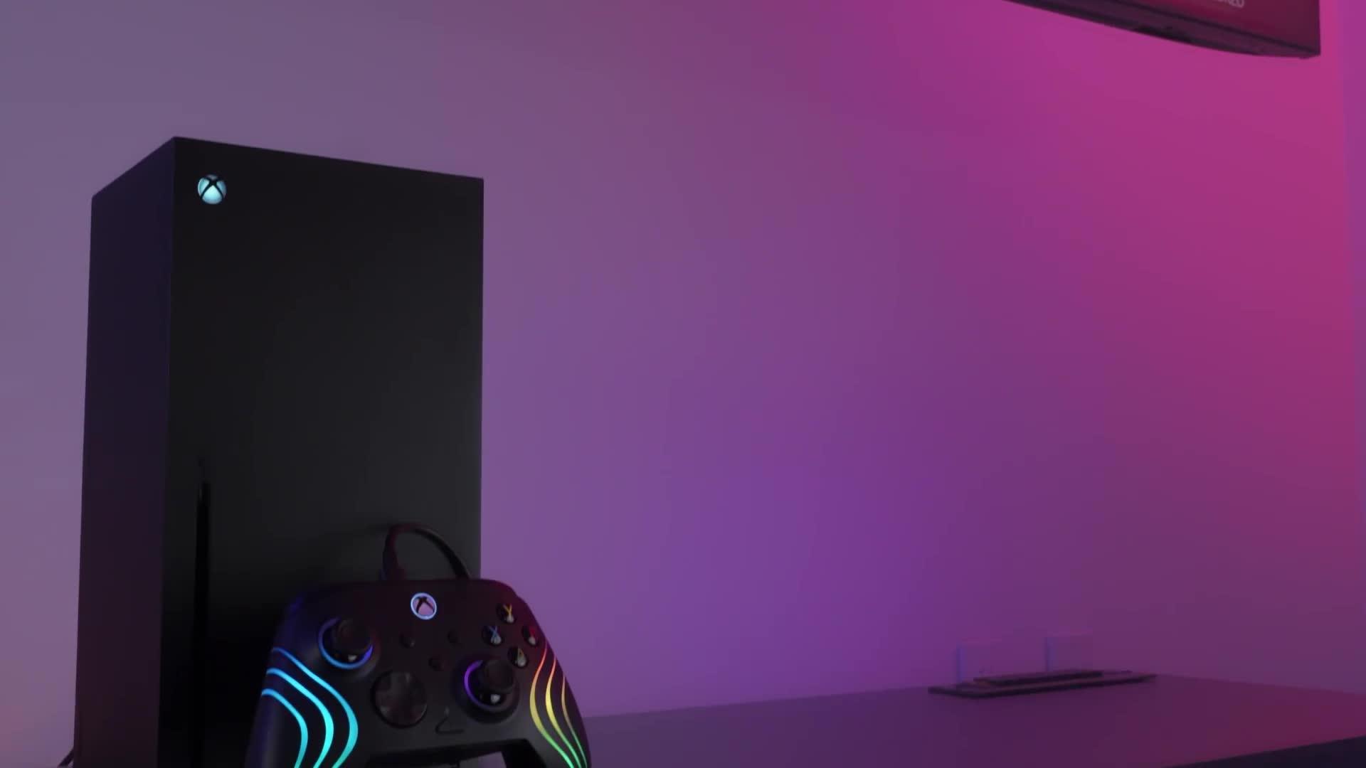 Image thumbnail 8 of 8 of Turtle Beach Afterglow Wave Wired Controller -&nbsp;XB - Blue