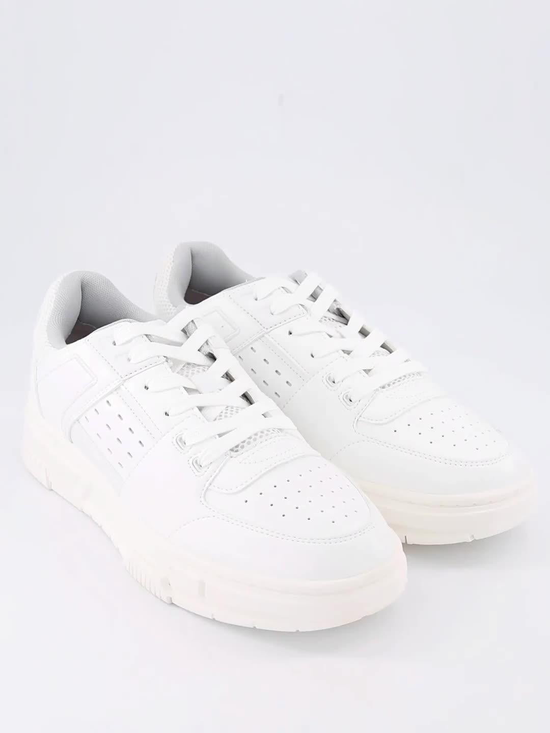 Image thumbnail 7 of 7 of HUGO Yarrow Tennis PU Trainers - White