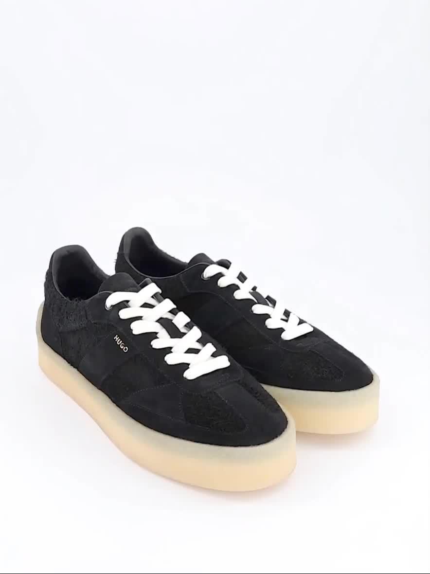 Image thumbnail 7 of 7 of HUGO Crepe Sole Trainers - Black