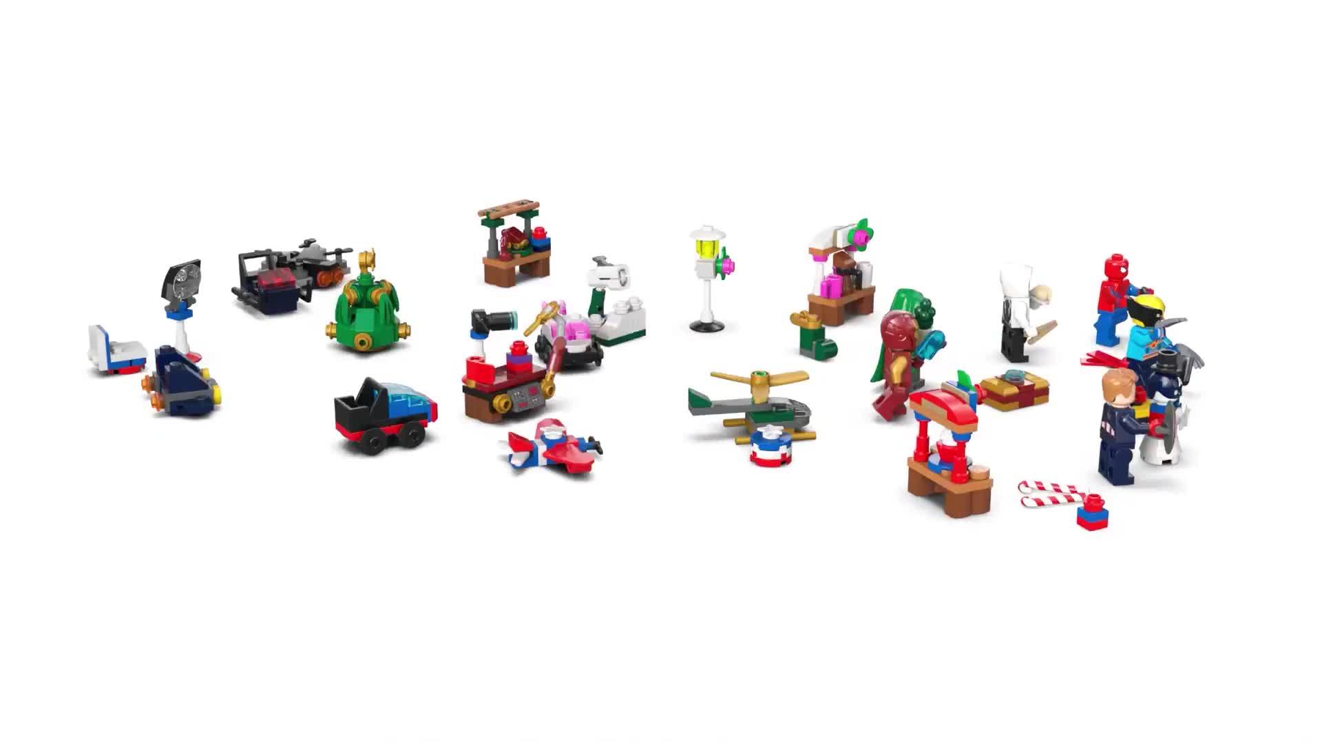 Image thumbnail 7 of 7 of LEGO Super Heroes Advent Calendar 2026 Christmas Gift 76340