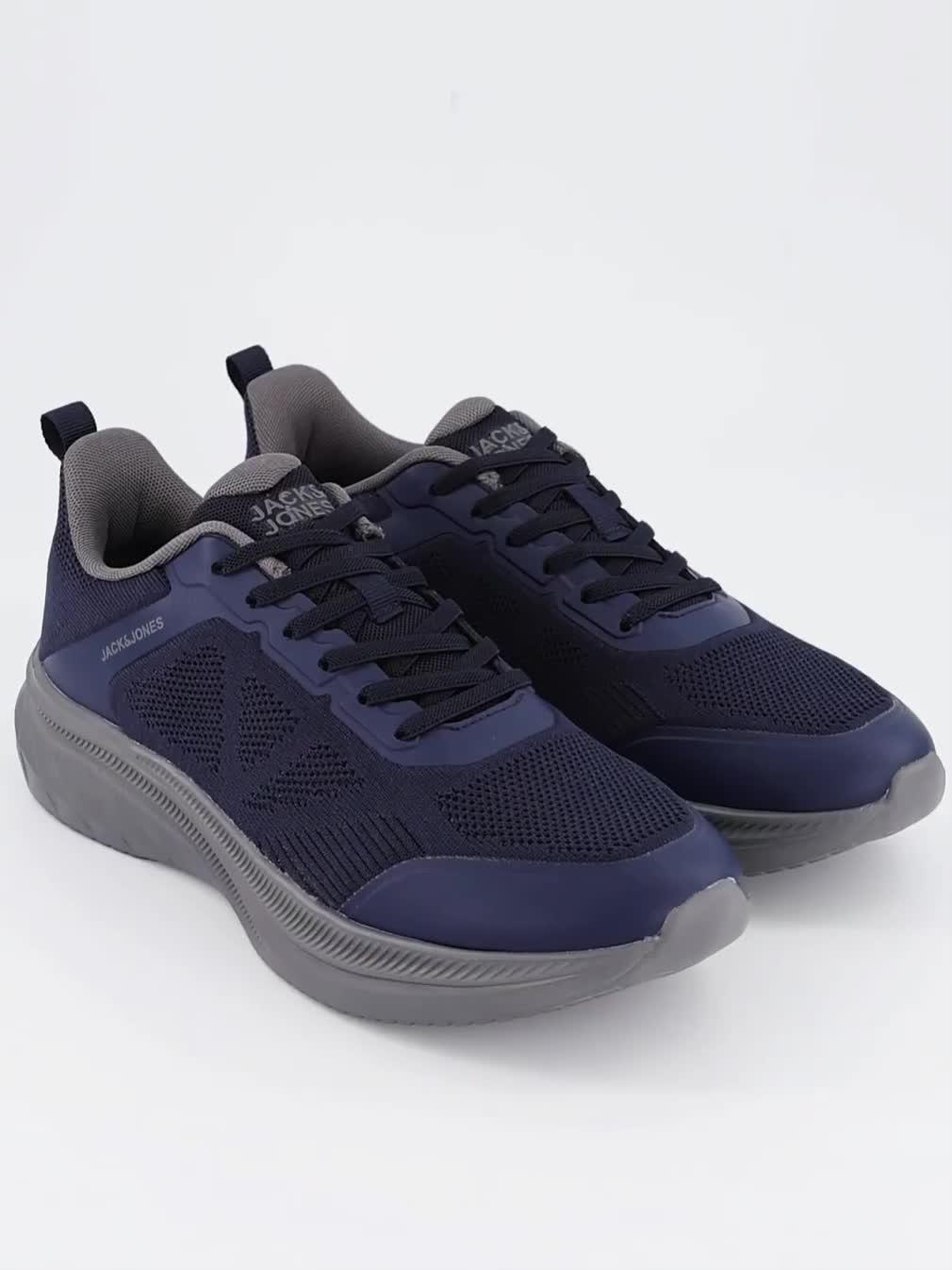 Image thumbnail 7 of 7 of Jack & Jones Drago Knit Sneaker - Navy