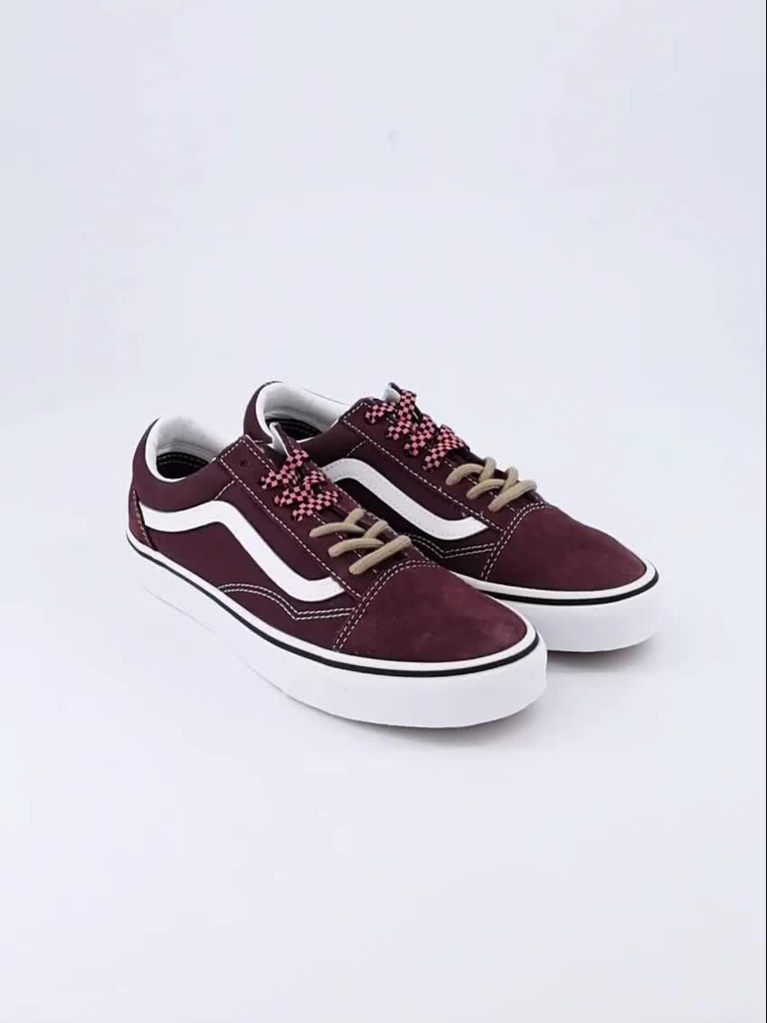 Image thumbnail 7 of 7 of Vans Womens Old Skool Sidestripe Low-Profile Lace-Up Trainers - Brown