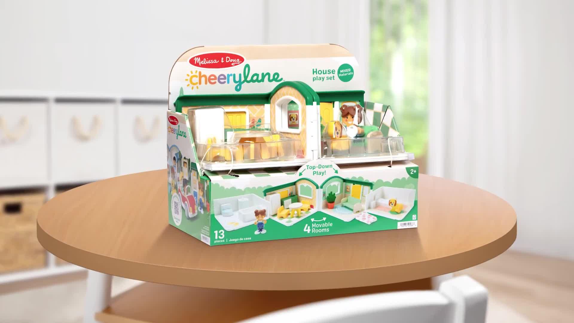 Image thumbnail 8 of 8 of Melissa & Doug Cheery Lane House Play Set