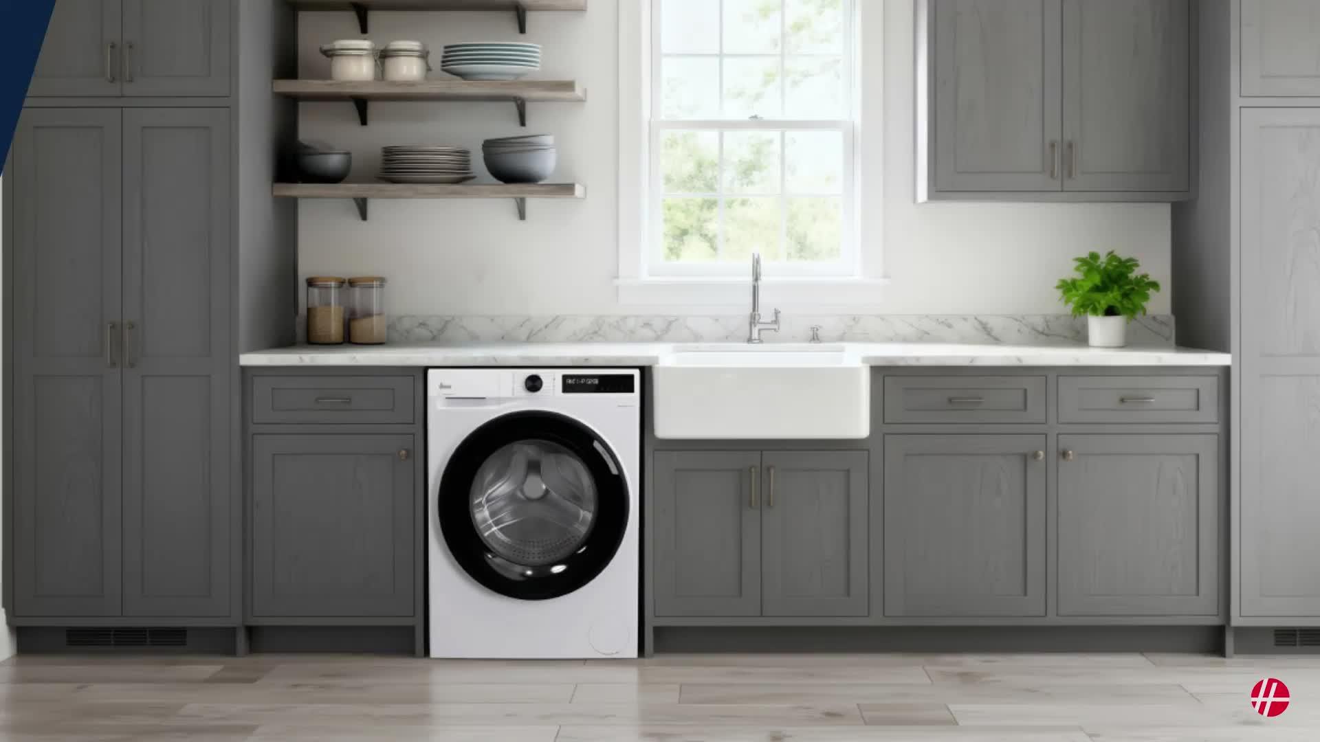 Image thumbnail 8 of 8 of Hoover Pro Wash Series 3 HBR 49SBL8G-80 9kg Washing Machine, A Rated, 1400 rpm, Wifi -&nbsp;Graphite