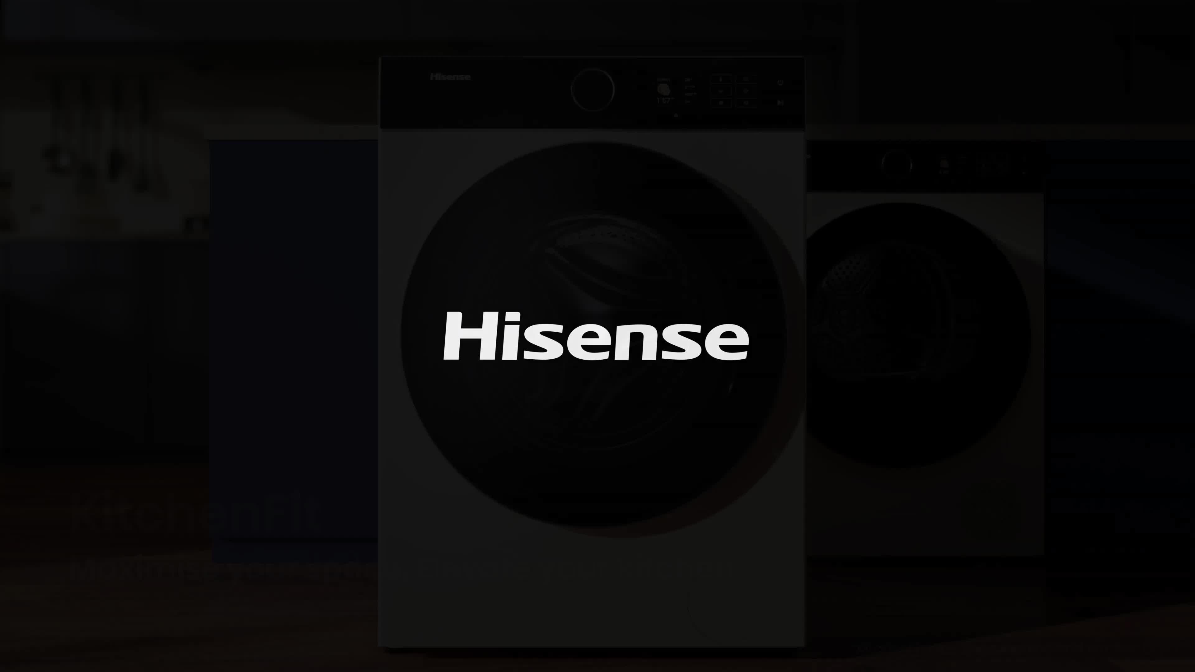 Image thumbnail 8 of 8 of Hisense KitchenFit 5i Series WD5I1245BBR WiFi-enabled 12kg/8kg, 1400 Spin Washer Dryer - Black - A/D Rated