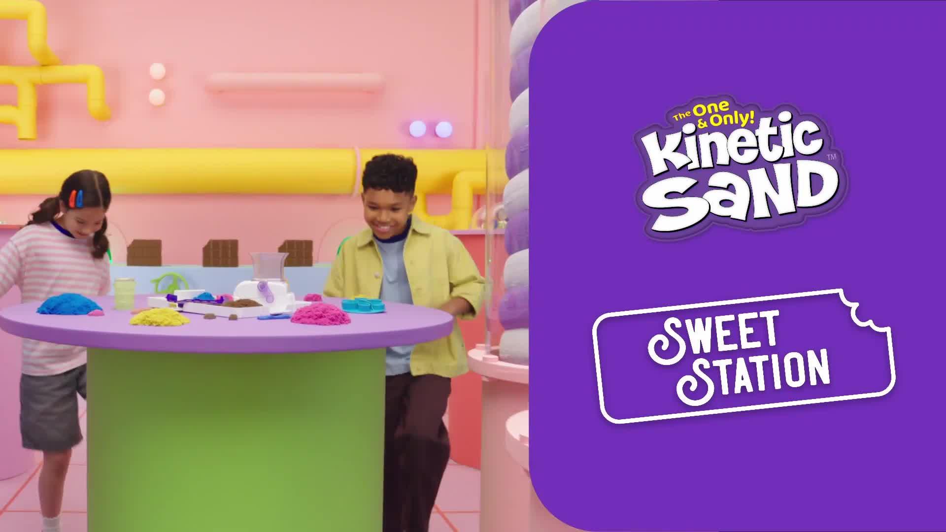 Image thumbnail 8 of 8 of Kinetic Sand Sweet-Making Sweet Station Playset - Sand Kit