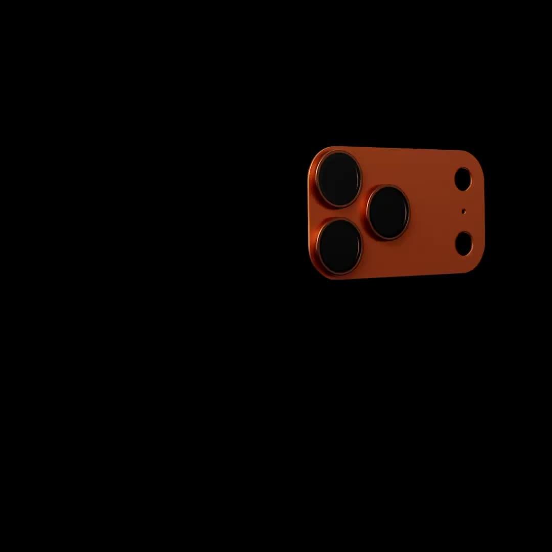 Image thumbnail 5 of 5 of Panzerglass FENDER Camera Protector Cosmic Orange iPhone 17 Pro