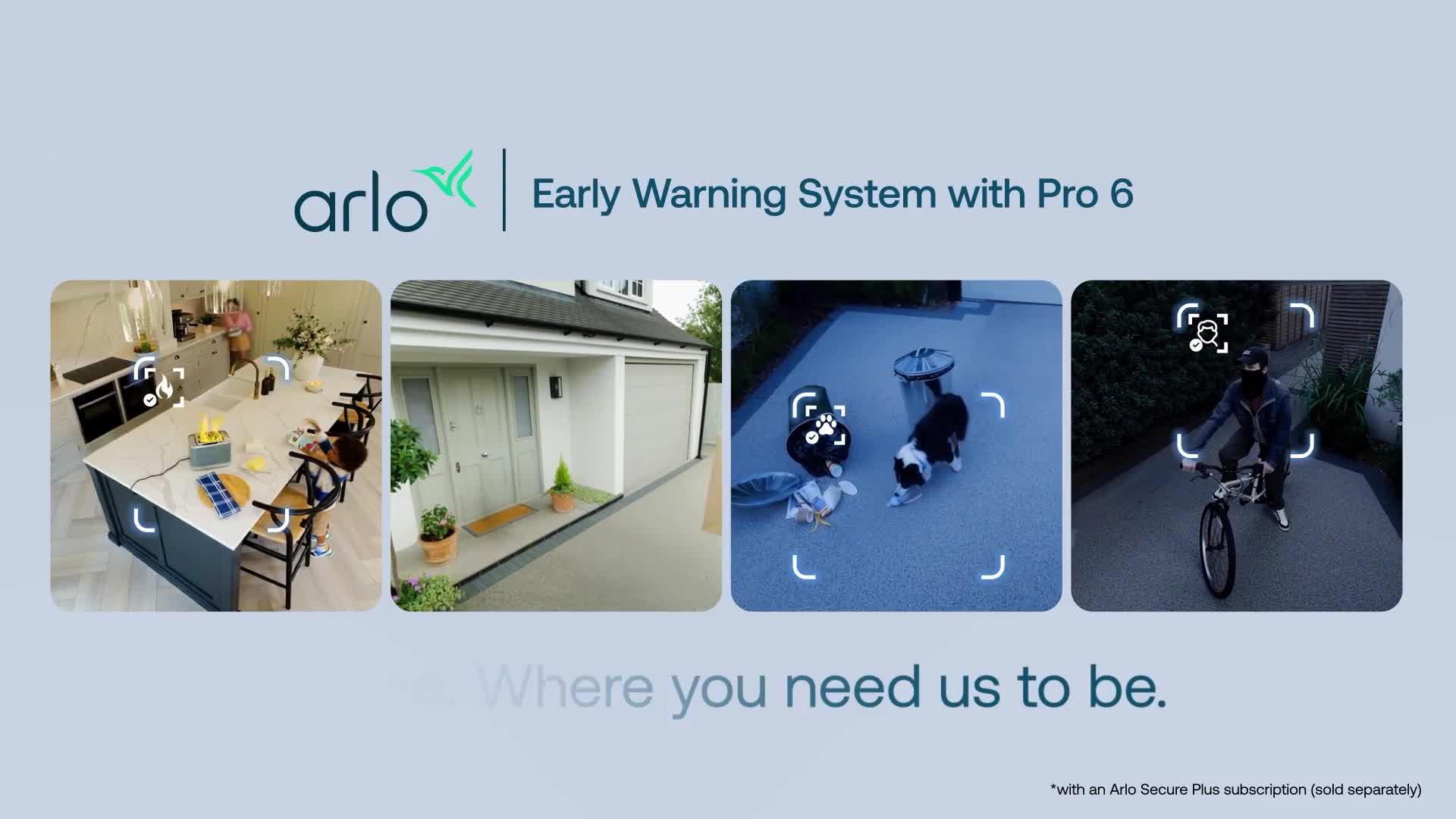 Image thumbnail 8 of 8 of Arlo Pro 6 2K+ 2 Security Cameras Kit
