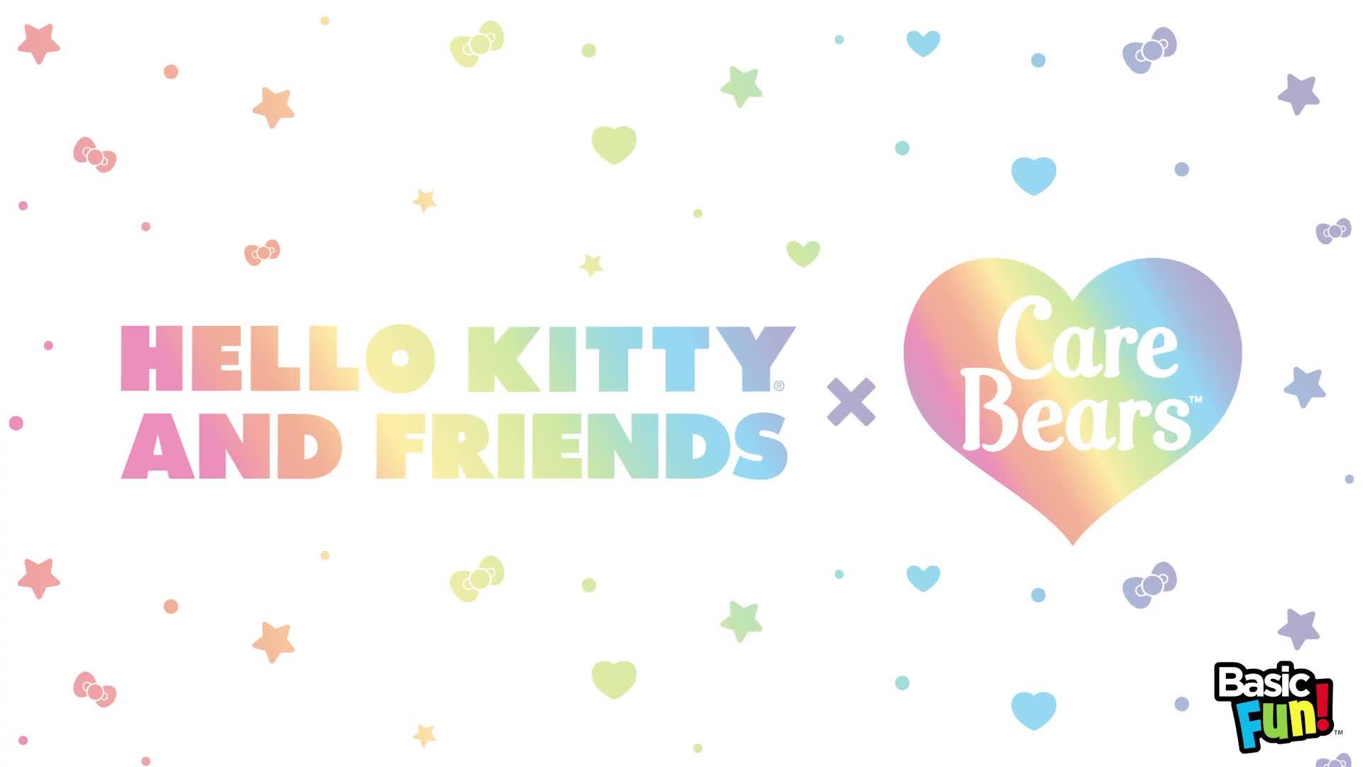 Image thumbnail 8 of 8 of Care Bears 22cm Plush - Hello Kitty as Cheer Bear (polybag)