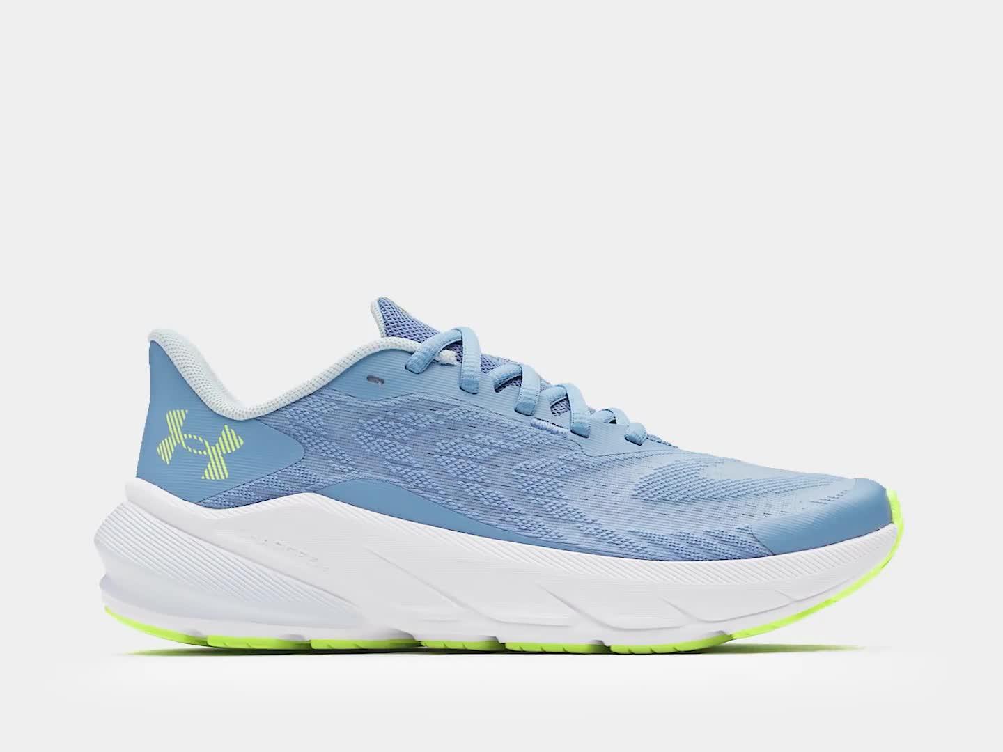 Image thumbnail 6 of 6 of UNDER ARMOUR Junior Girl's Charged+ Turbulence 3 Running Trainers - Blue
