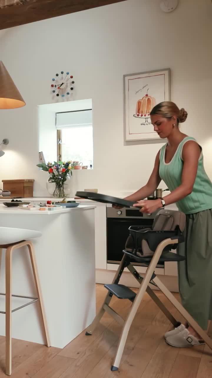 Image thumbnail 8 of 8 of Silver Cross Nest and Nurture Highchair - Biscuit