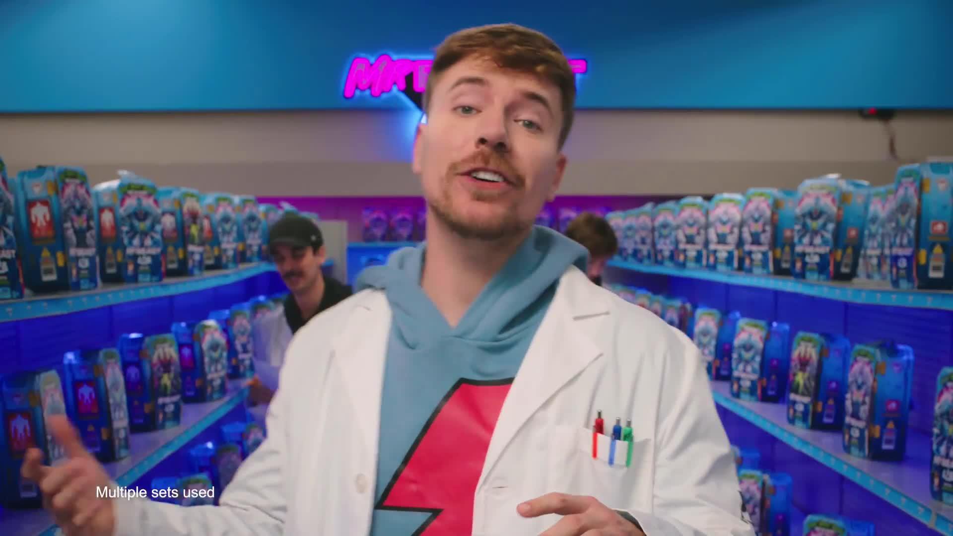 Image thumbnail 7 of 7 of MR BEAST Lab Mega-Tech Mutator Breakout Silver-Byte Action Figure