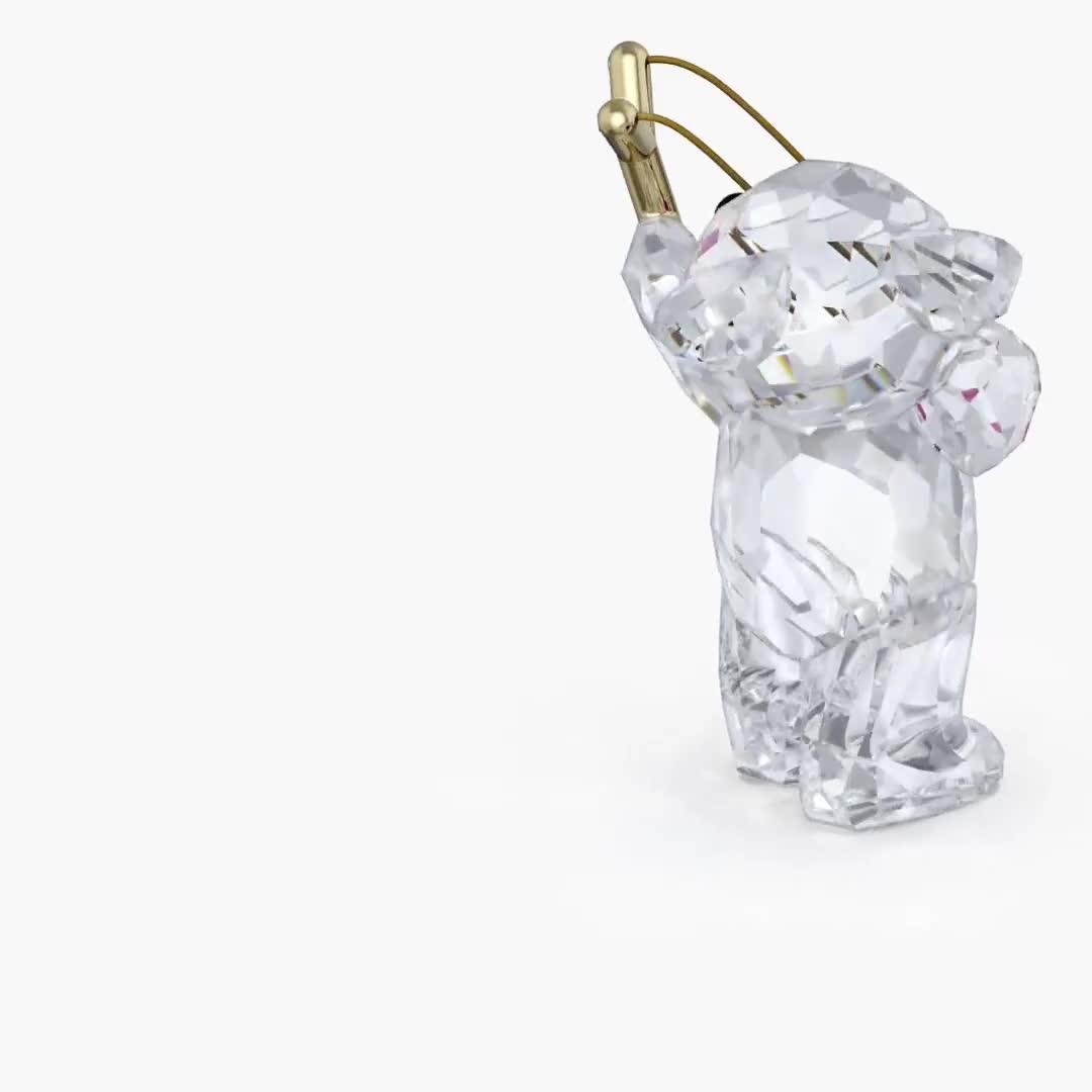 Image thumbnail 5 of 5 of Swarovski Kris Bear Sending you Love Ornament
