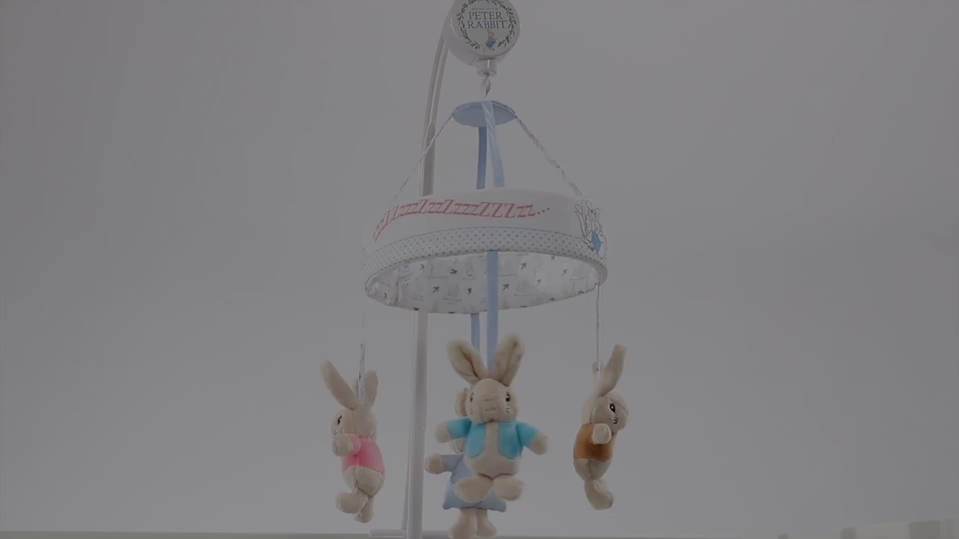 Image thumbnail 5 of 5 of Peter Rabbit MUSICAL COT MOB