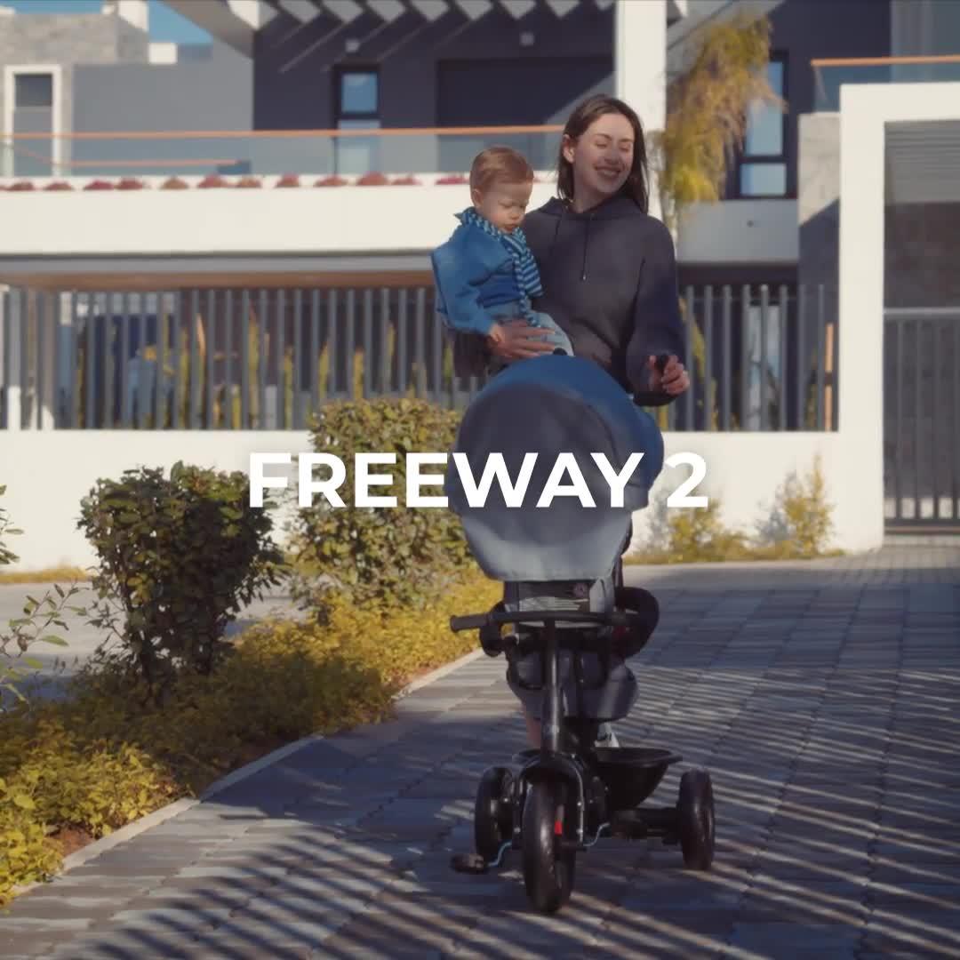 Image thumbnail 8 of 8 of Kinderkraft FREEWAY 2 trike - Grey